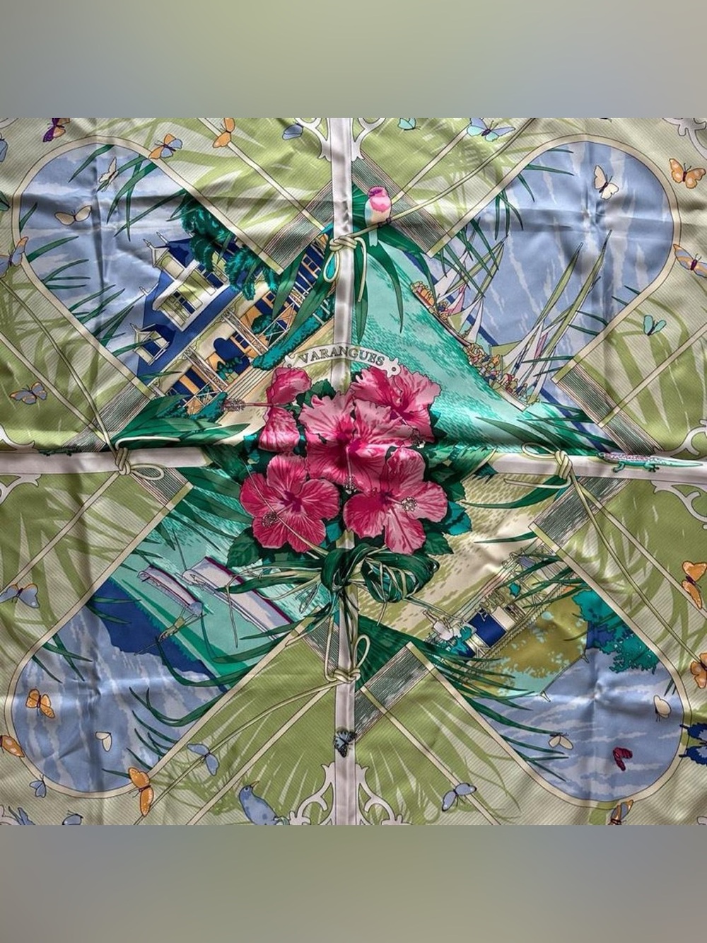 Hermès Varangues silk scarf - Picture 2 of 7